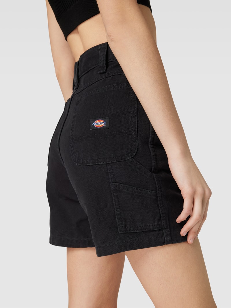 Shorts im 5-Pocket-Design Modell 'DUCK CANVAS' in schwarz
