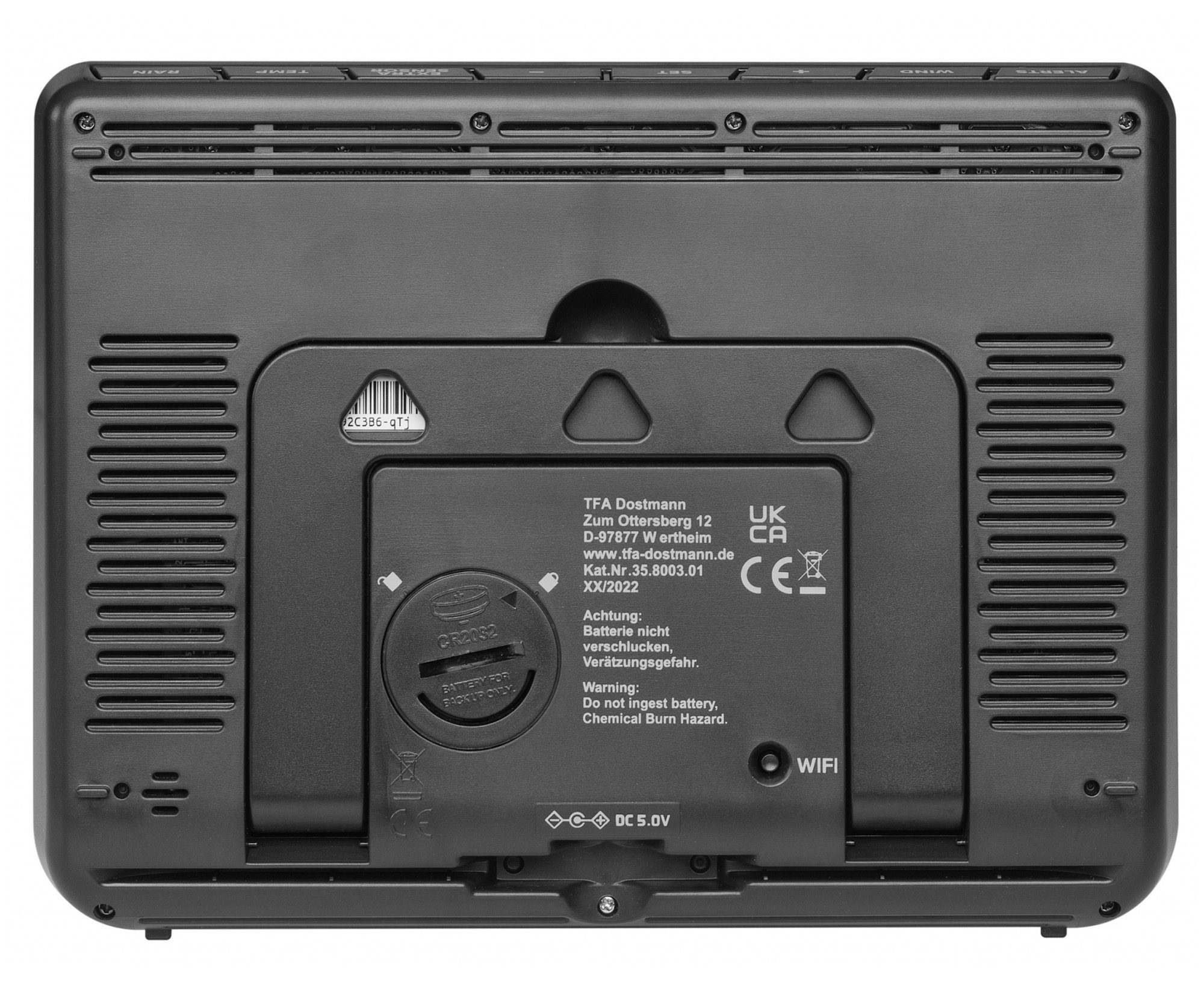 TFA Dostmann mit WLAN View Pro TFA 35.8003 Wind- Regenmesser Thermo-Hygro Sender Funkwetterstation