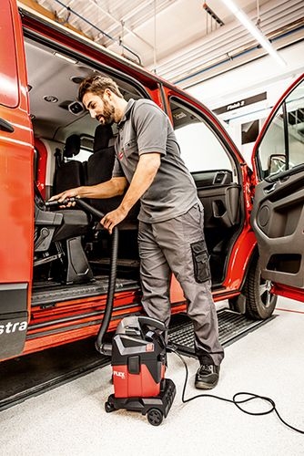 Aspiradora compacta Flex-tools 481513 VC 6 L MC con limpieza manual del filtro