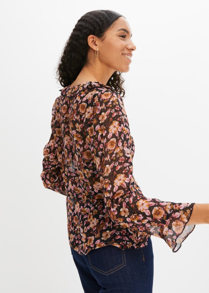 Chiffon-Bluse