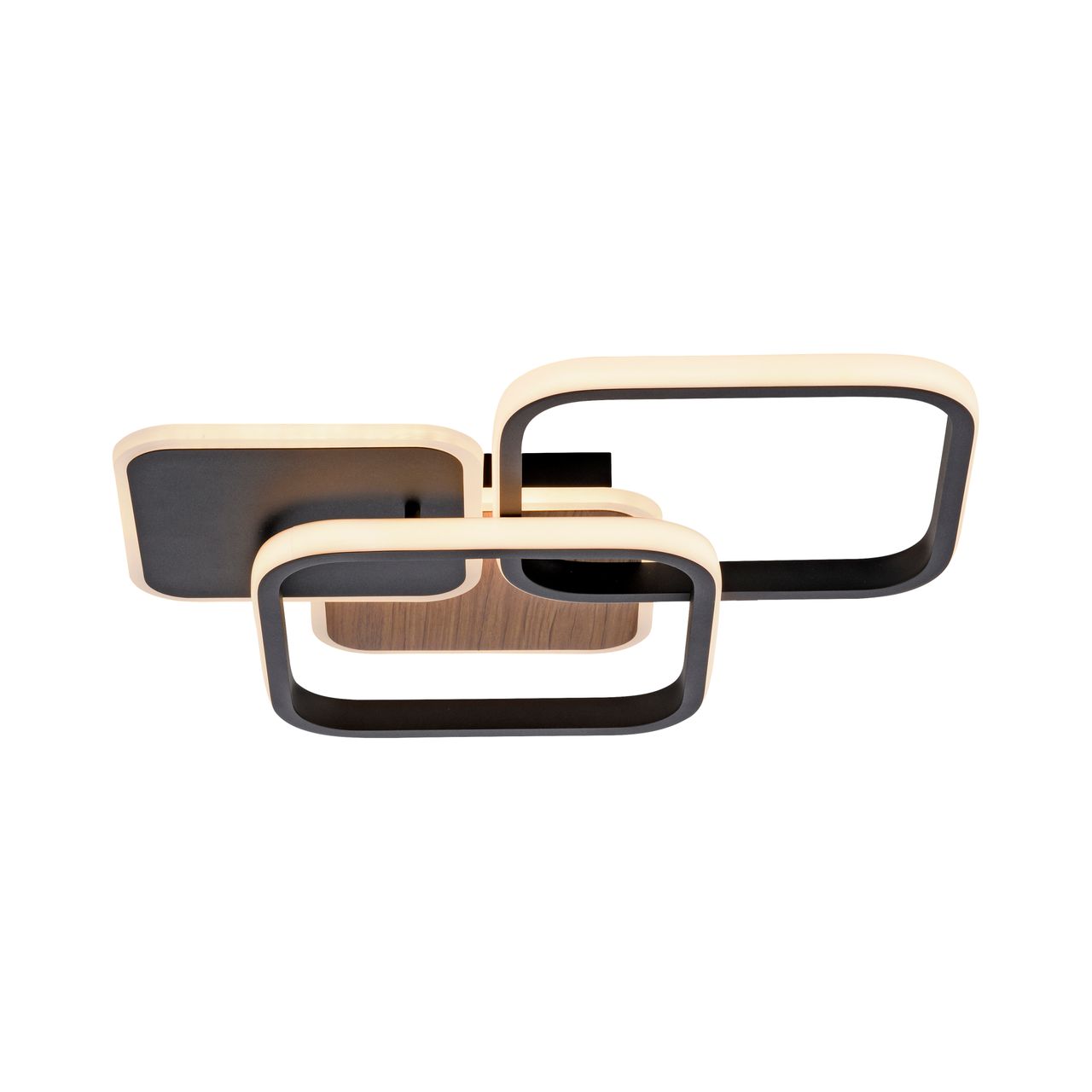 JUST LIGHT LED Deckenleuchte SEVENT, eckig, 1xLED-Board/36W/3000K, Innenleuchte, IP20