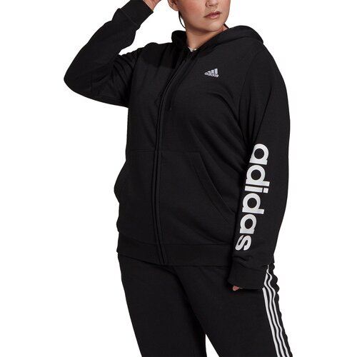 ADIDAS DAMEN ESSENTIALS LOGO KAPUZENJACKE – GROSSE GRÖSSEN