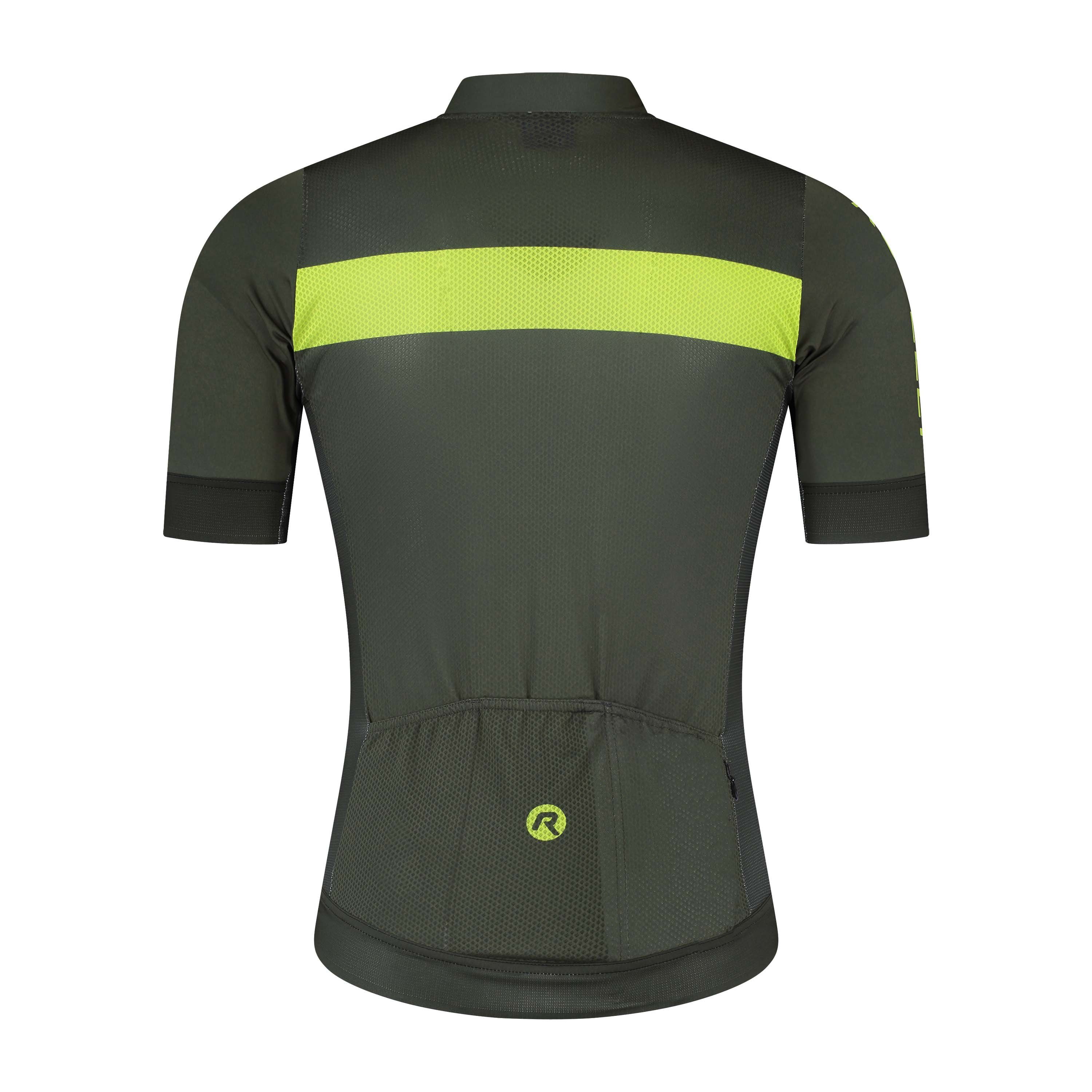 Rogelli Prime Grün/Fluor Herren Radtrikot Kurzarm