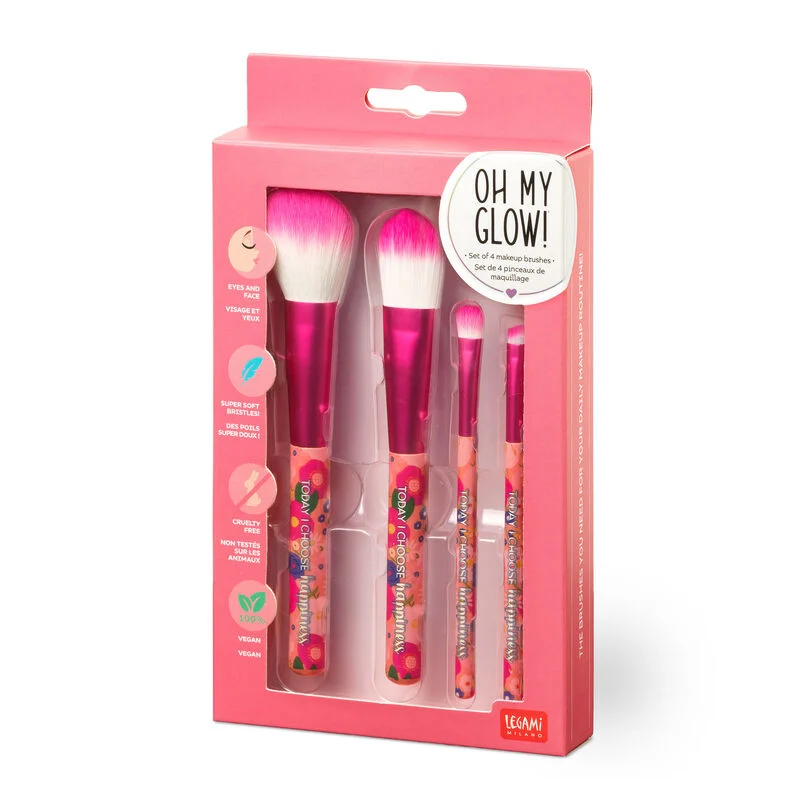Sada 4 štetcov na make-up - Oh My Glow!