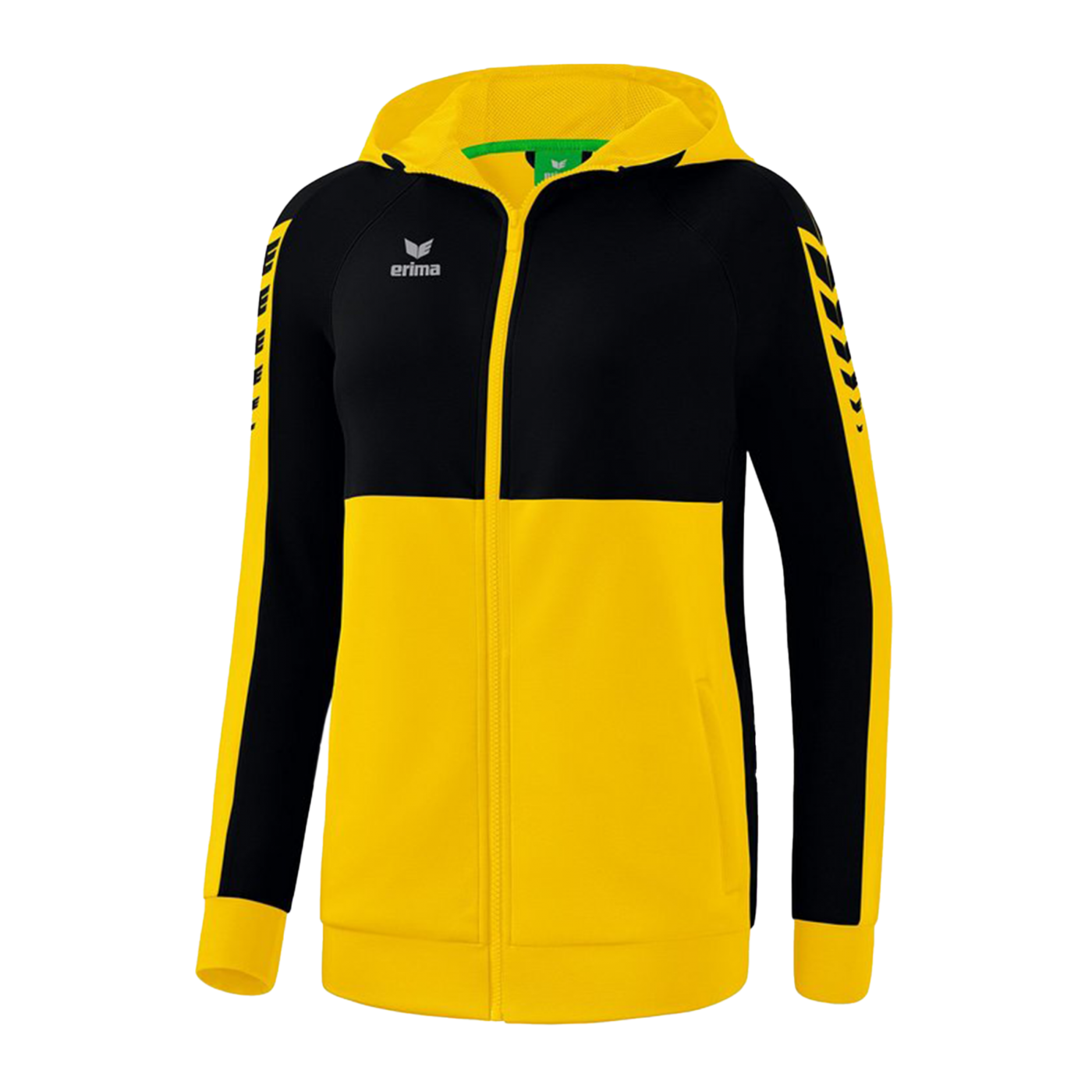 Erima Six Wings Kapuzenjacke Damen Gelb