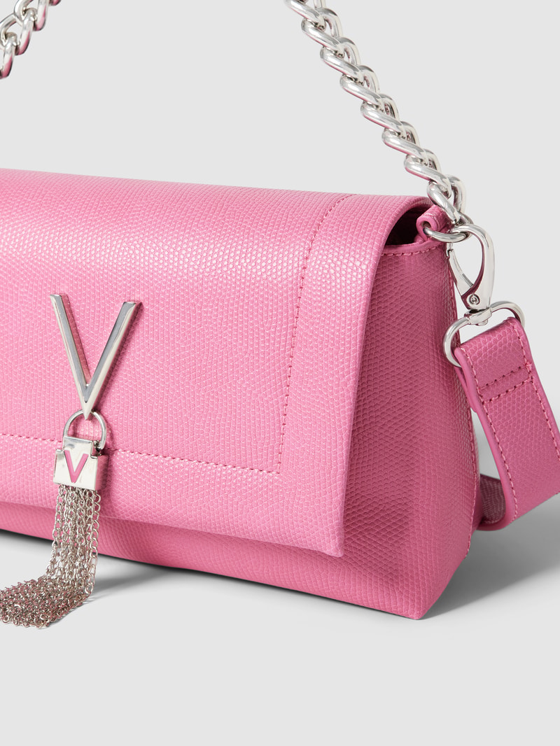 Handtasche mit Zier-Applikation in pink