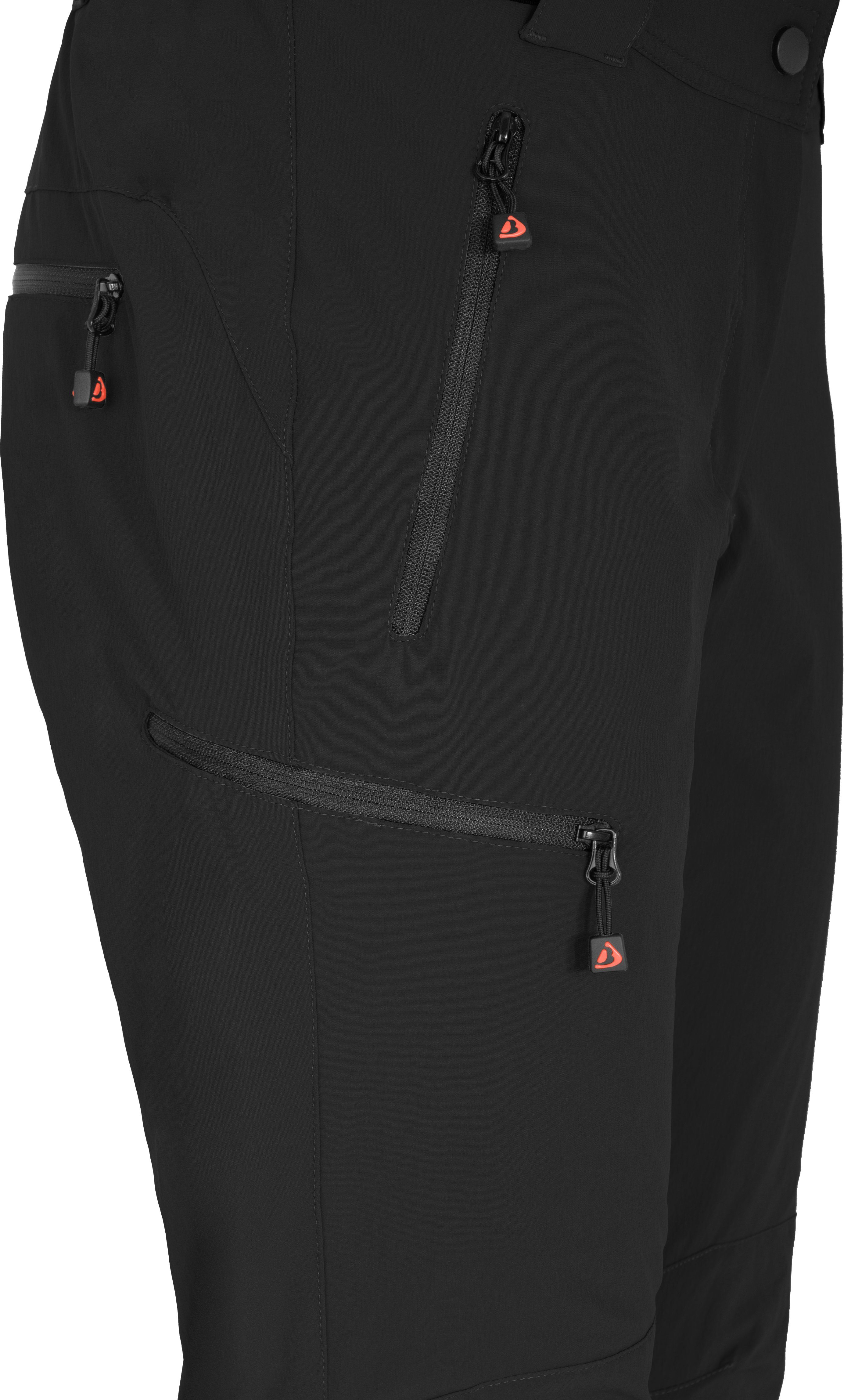 Bergson Outdoorhose RITAMÄKI COMFORT Damen Winter-Wanderhose, warm gefüttert, elastisch, Kurzgrößen, schwarz