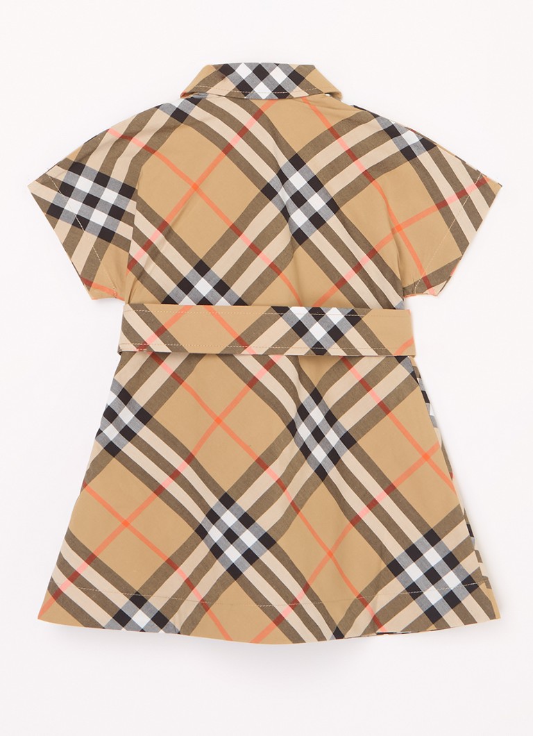 Rochie-tunică Burberry Giulietta din amestec de bumbac organic