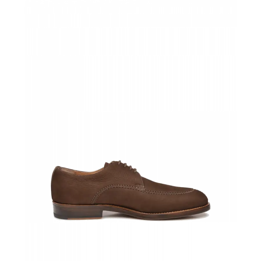 Heinrich Dinkelacker - Businessschuhe Derby LUZERN PLAIN BD Nubukleder - braun