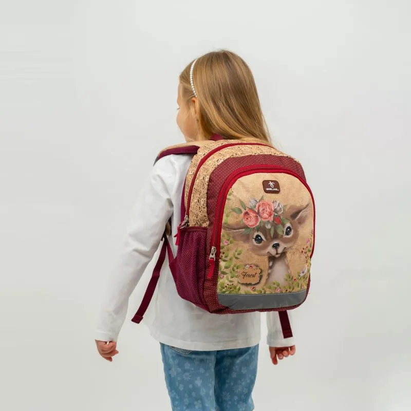 Belmil Kiddy Plus Kindergartenrucksack - Animal Forest Bambi