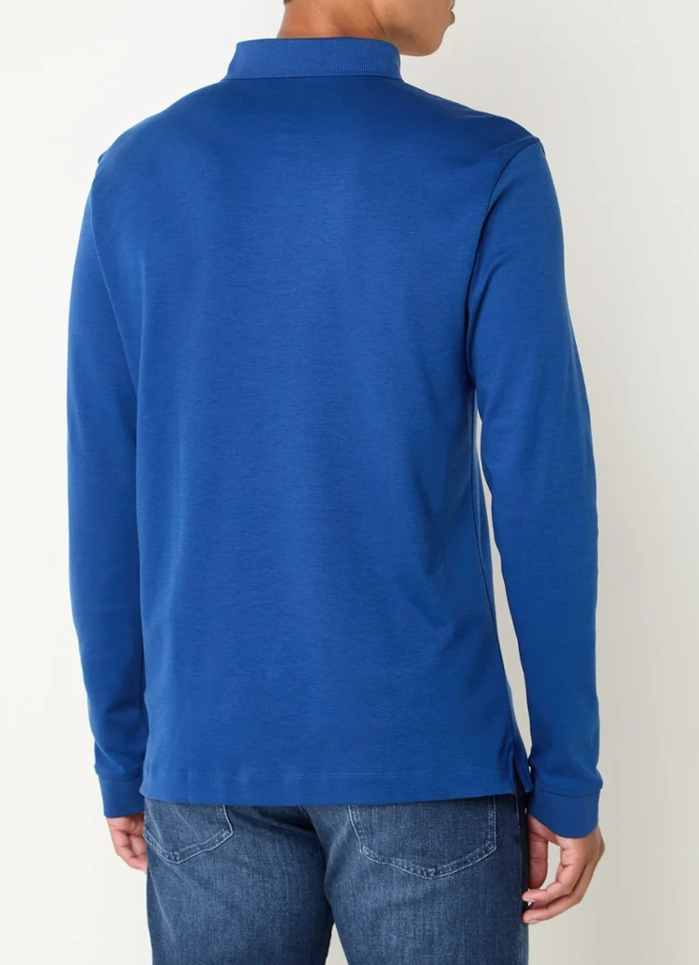 Tricou polo HUGO BOSS Pado cu croială clasică, logo și inserții elastice.