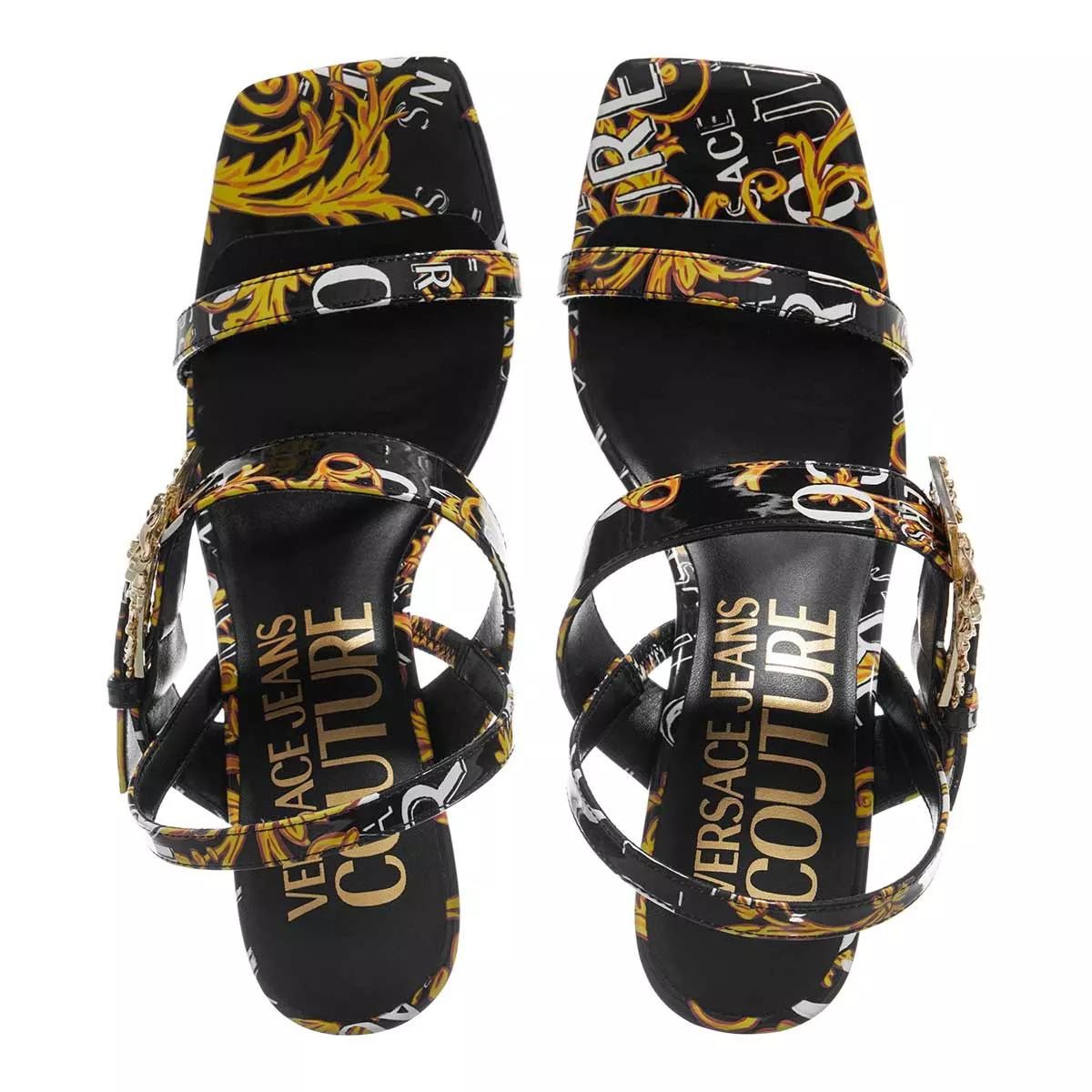 VERSACE Riemchen Sandalen schwarz High Heel