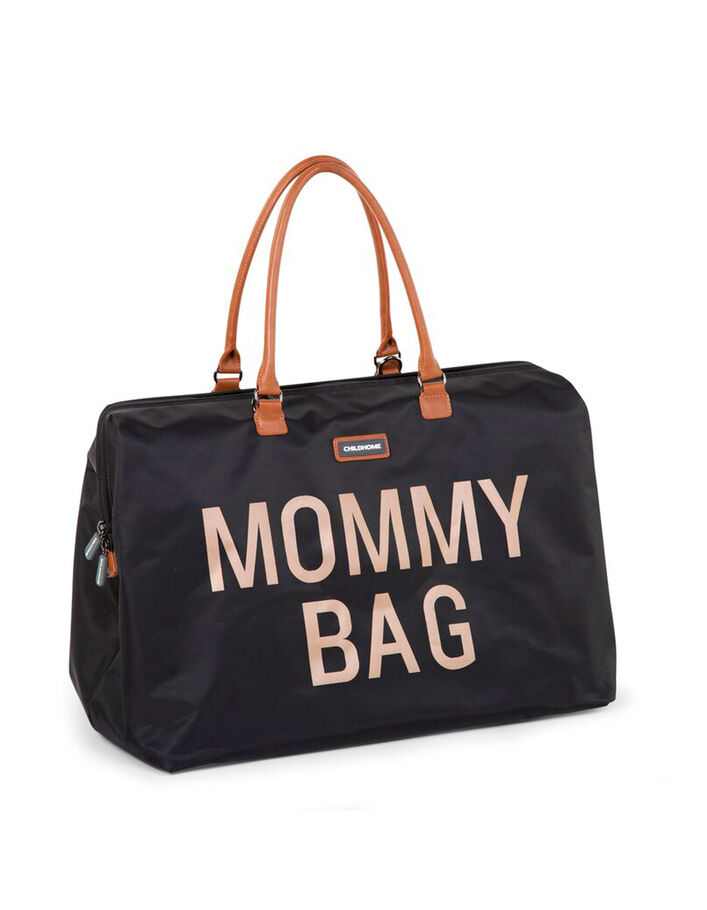 Sac à langer Mommy Bag noir typo or CHILDHOME