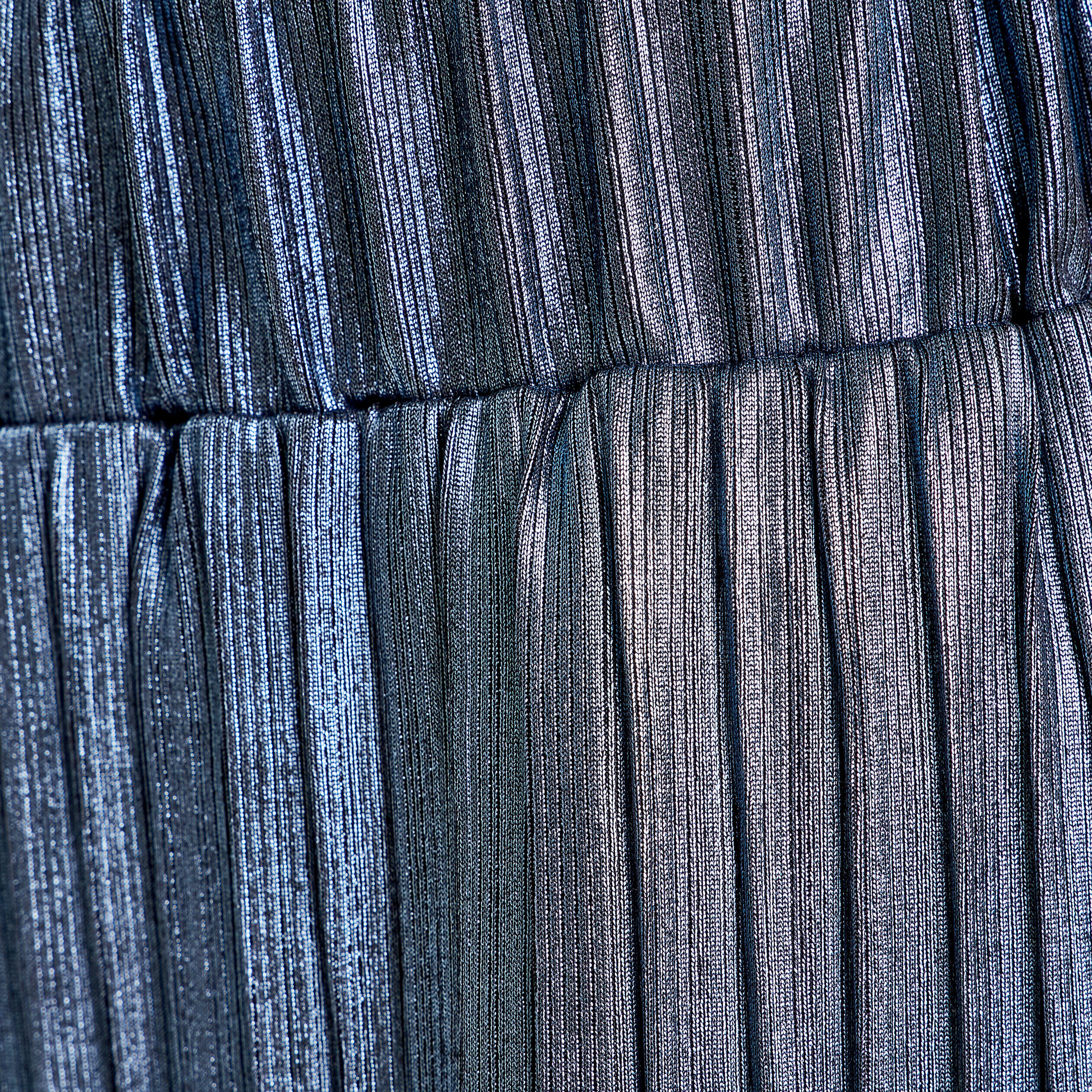 Pantalon ample plissé gris clair femme | Cache Cache