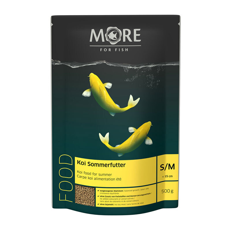 MORE Hauptfutter MORE FOR FISH Koi Sommerfutter 2mm 500 g
