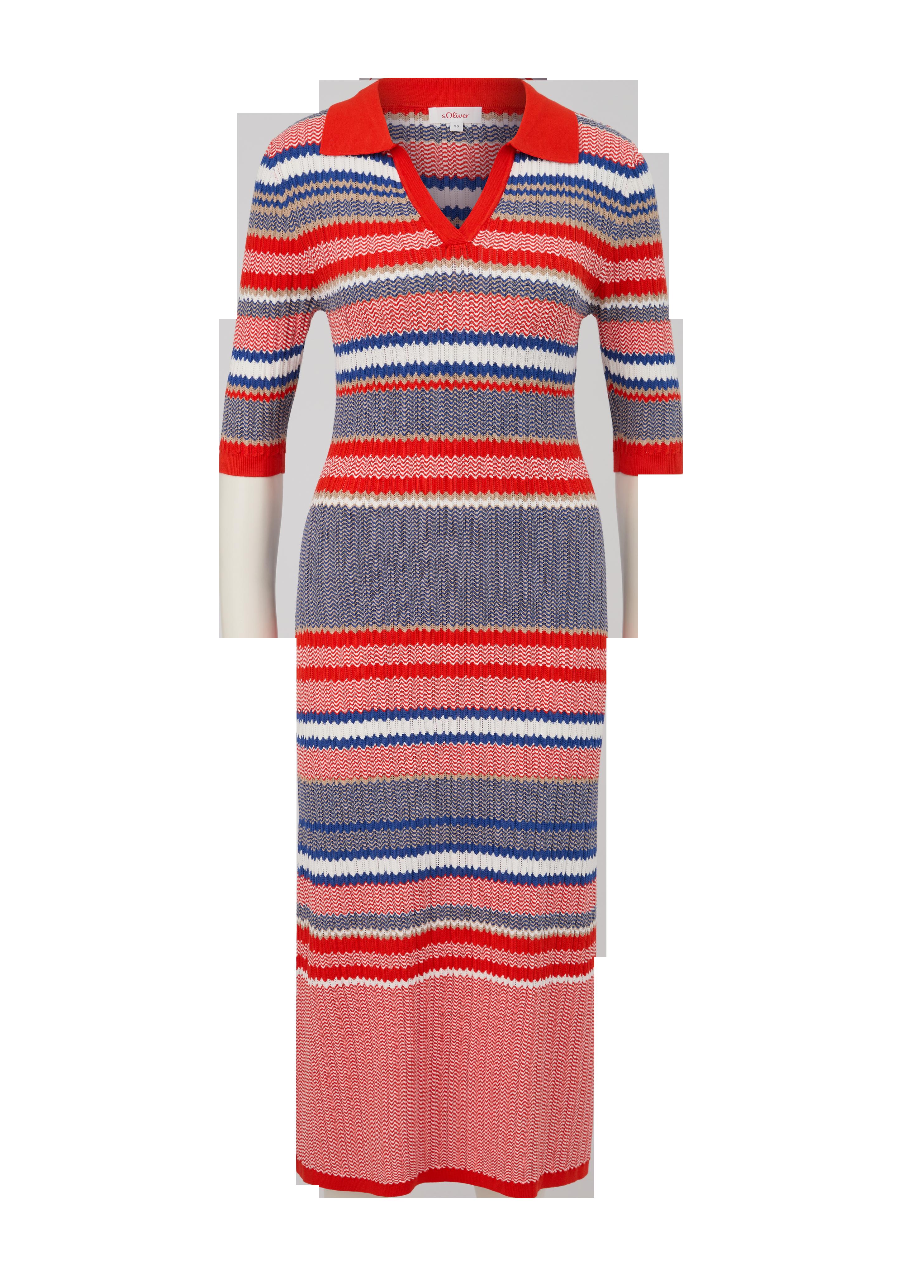 Midikleid mit Streifenmuster  2130939-25X3