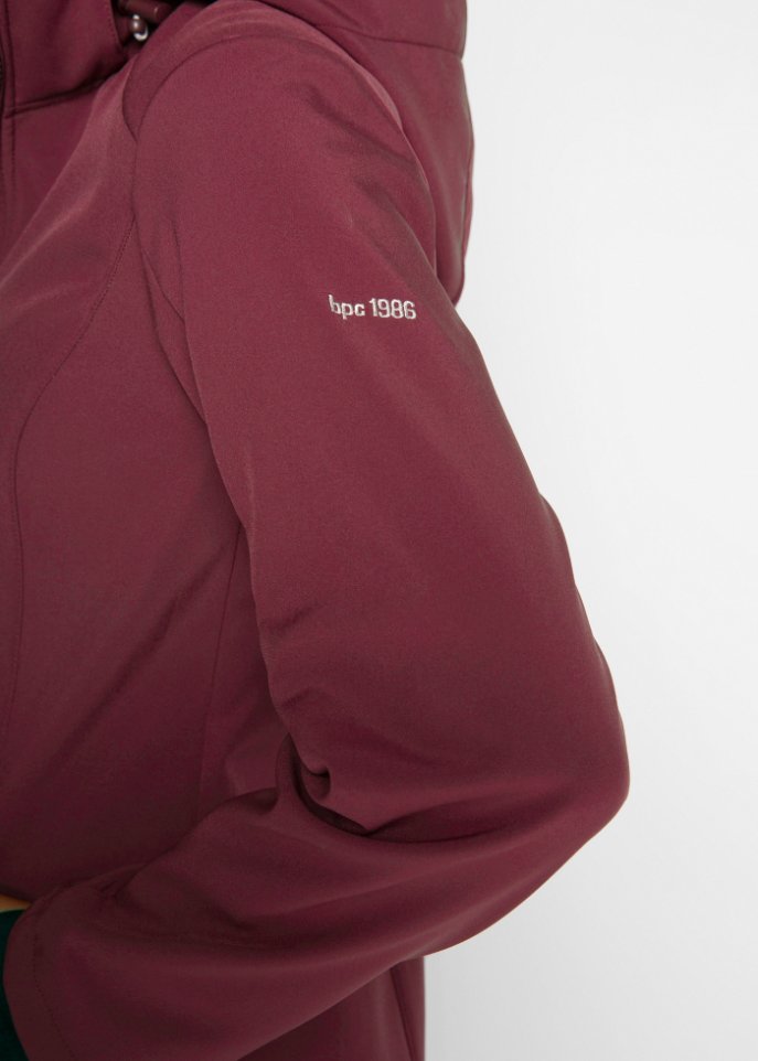 Funktions-Softshell-Longjacke mit Teddyfleece