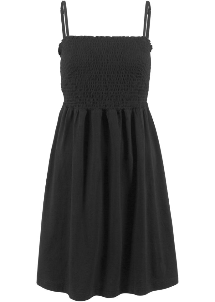 Jersey-Kleid mit verstellbaren Trägern