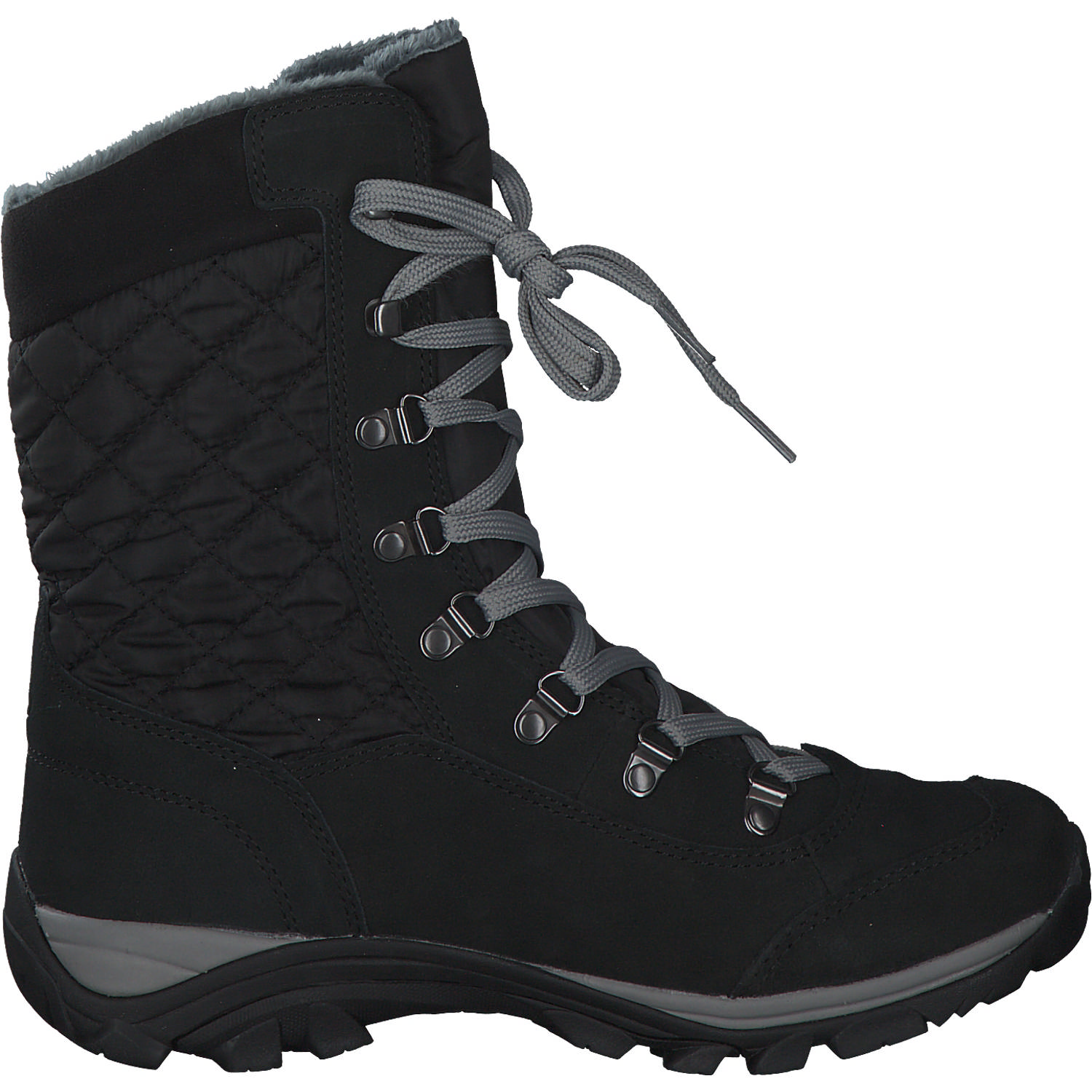 EB-Sport 711037, Cut Out-Stiefeletten, Damen, Schwarz / Grau