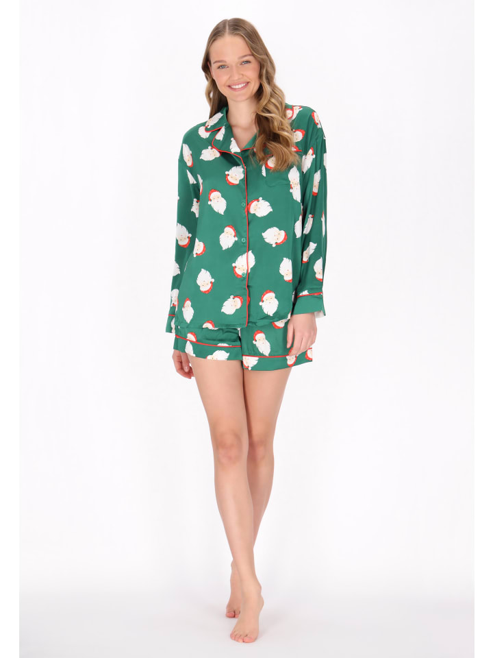 myMo Sleepwear in Green günstig kaufen
