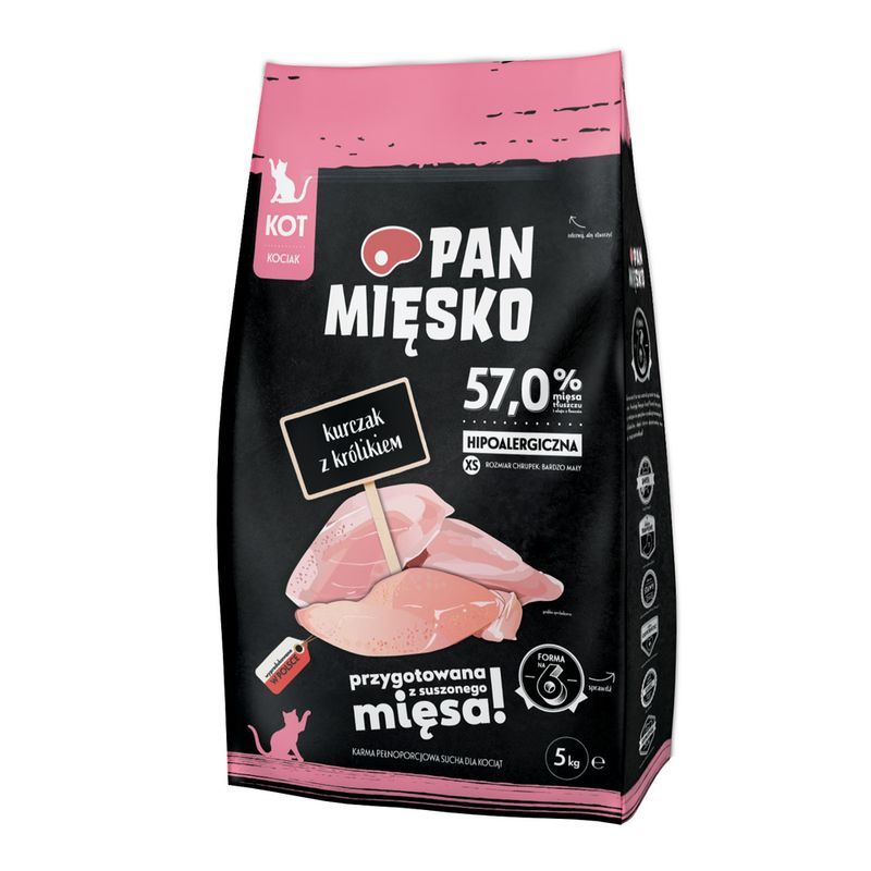 Pan Mięsko Kitten Huhn mit Kaninchen XS zu TOP-Preisen | bitiba %