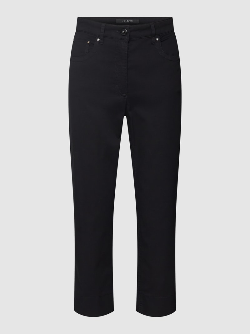 Hose im 5-Pocket-Design Modell 'CORA' in schwarz