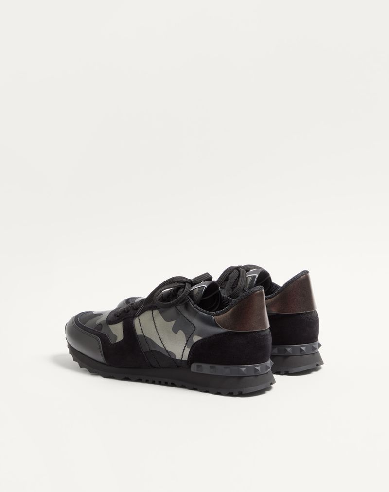 Baskets Rockrunner Camouflage Noir Laminé