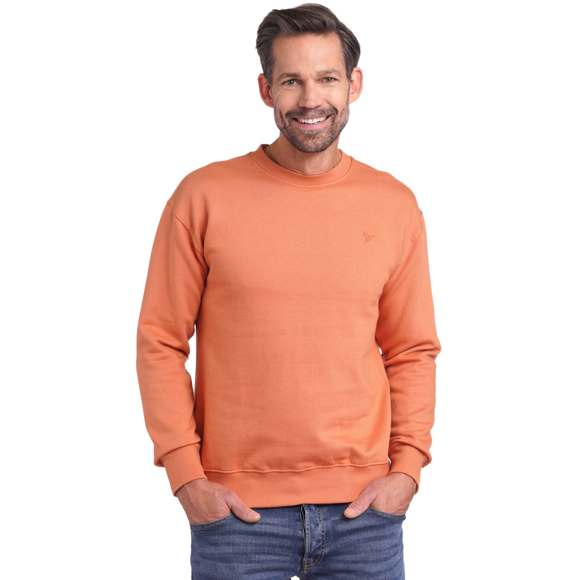 Herren Sweatshirt mit Rundhalsausschnitt