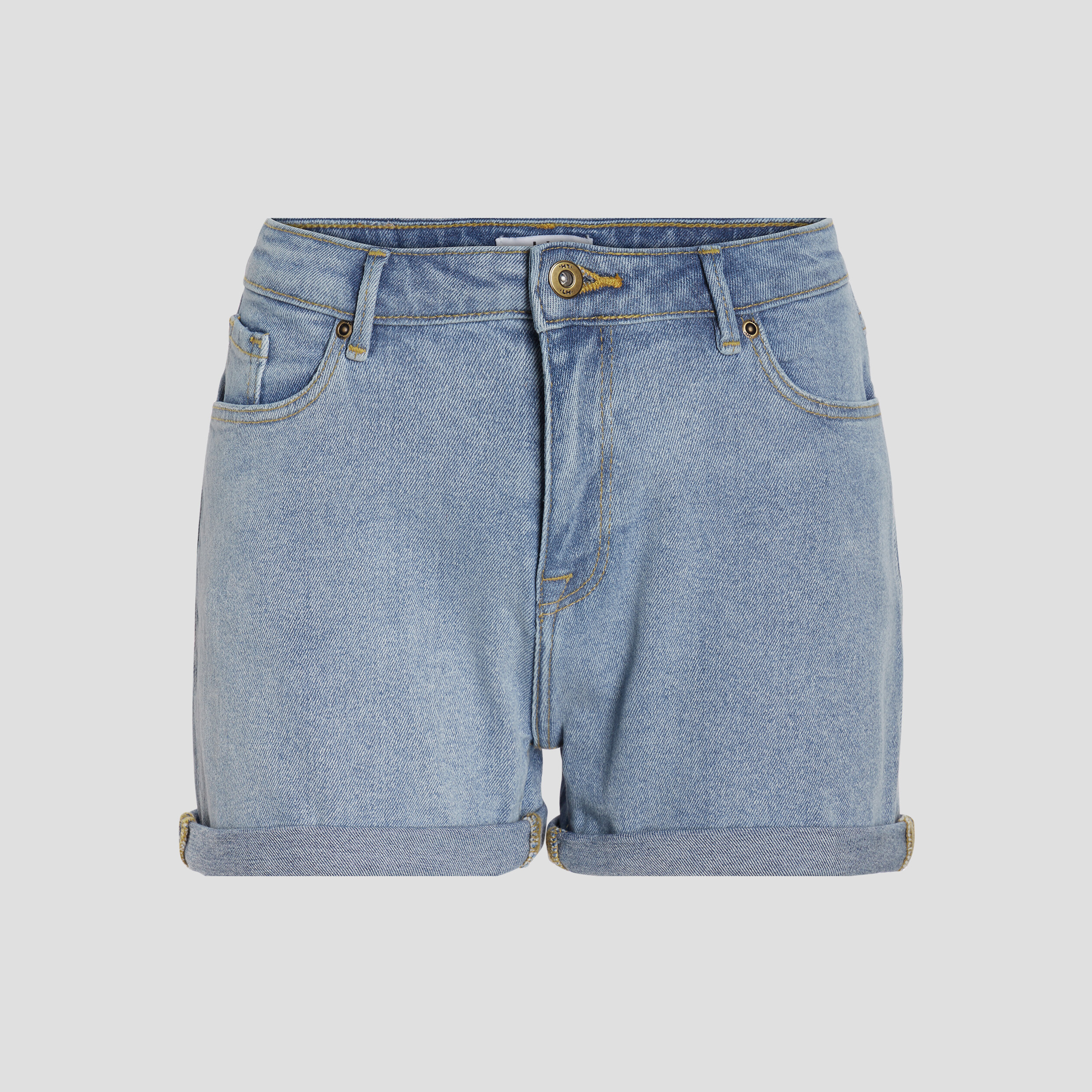 Short mom en jean denim bleach femme | La Halle