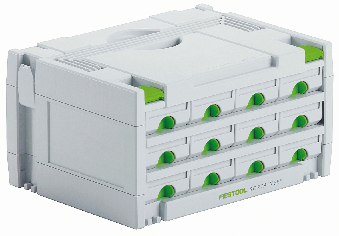 Festool Tilbehør 491986 SYS 3-SORT / 12 SORTAINER