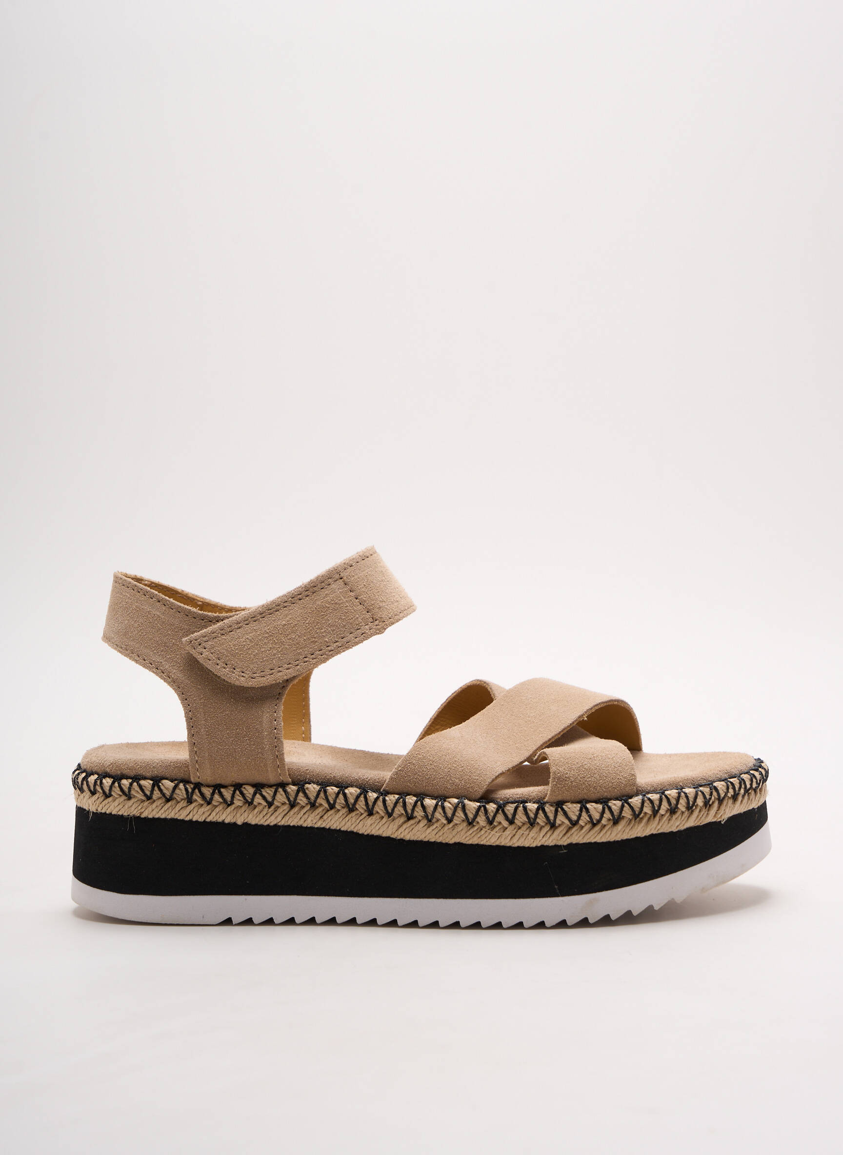 Alpe Sandales Nu Pieds Femme couleur beige