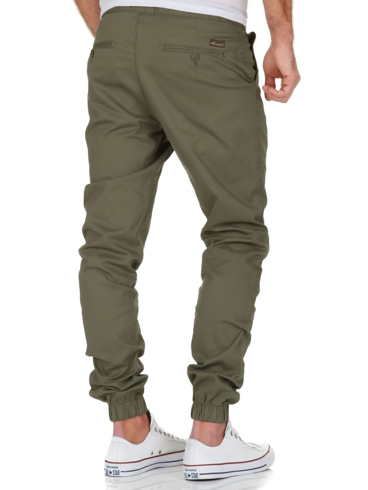 Amaci&Sons Basic Jogger-Chino NEW JERSEY in Olive günstig kaufen