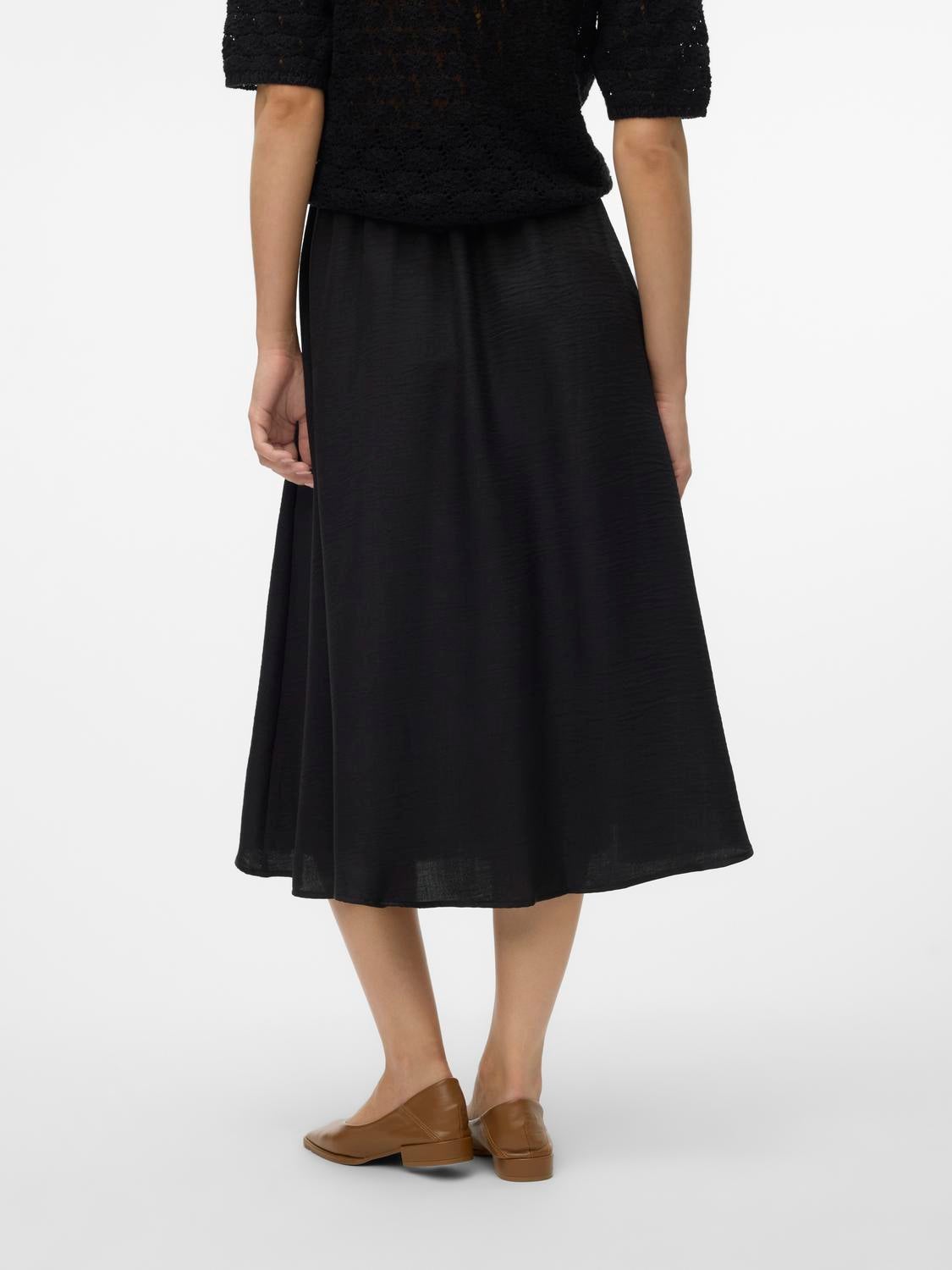 VMMELANEY Hohe Taille Langer Rock