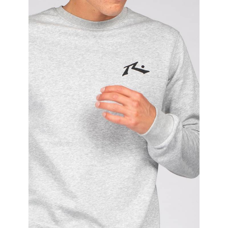 RUSTY ONE HIT WONDER CREW FLEECE Rundhalspullover Herren