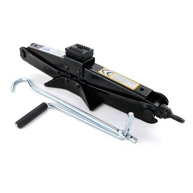 RAMROXX Wagenheber PKW KFZ Auto Scherenwagenheber Pannenhilfe bis 2T Schwarz 115MM-400MM