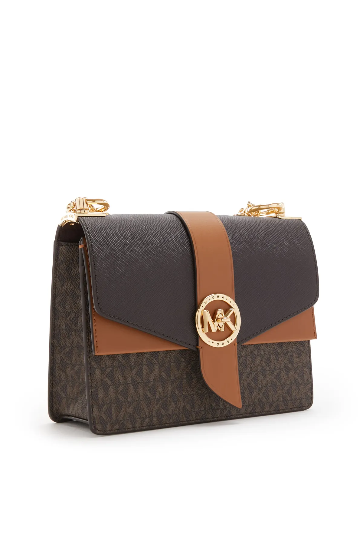 1'ASLAN  Michael Kors Greenwich Damen Umhängetasche Braun 32s1ggrc0b-252