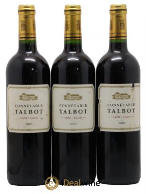 Connétable de Talbot Second vin  2009 - Lot de 3 Bouteilles
