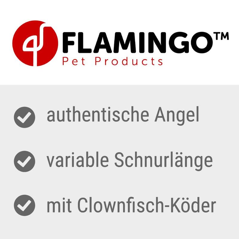 Flamingo Katzenangel Clownfisch zu TOP-Preisen