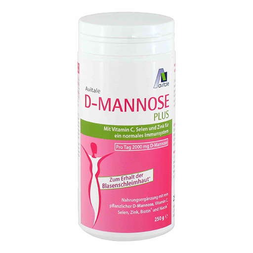 D-MANNOSE PLUS 2000 mg Pulver m.Vit.u.Mineralstof.  250 g  Pulver