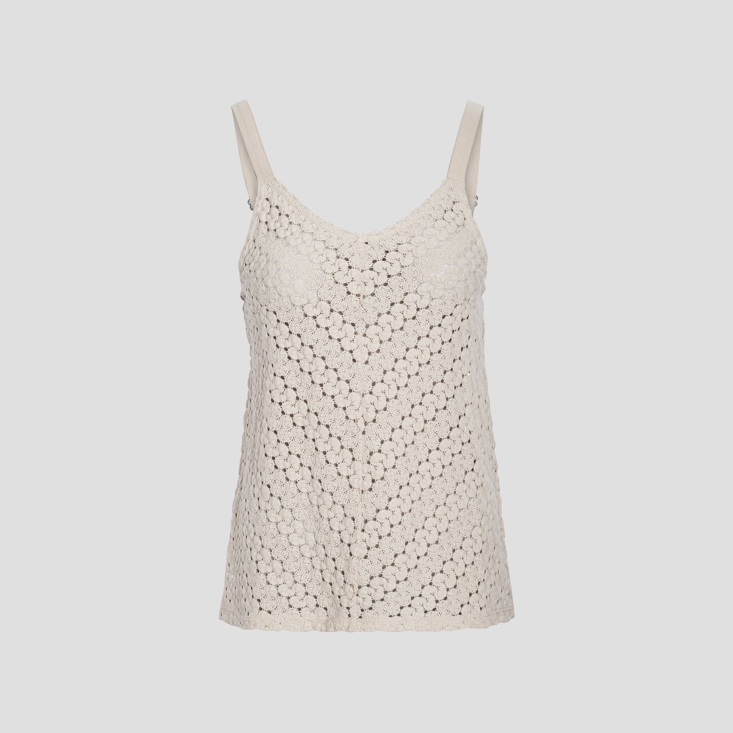 Débardeur effet broderie sable femme | La Halle