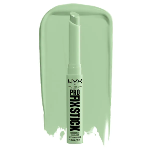NYX Pro Fix Stick Green maskuoklis