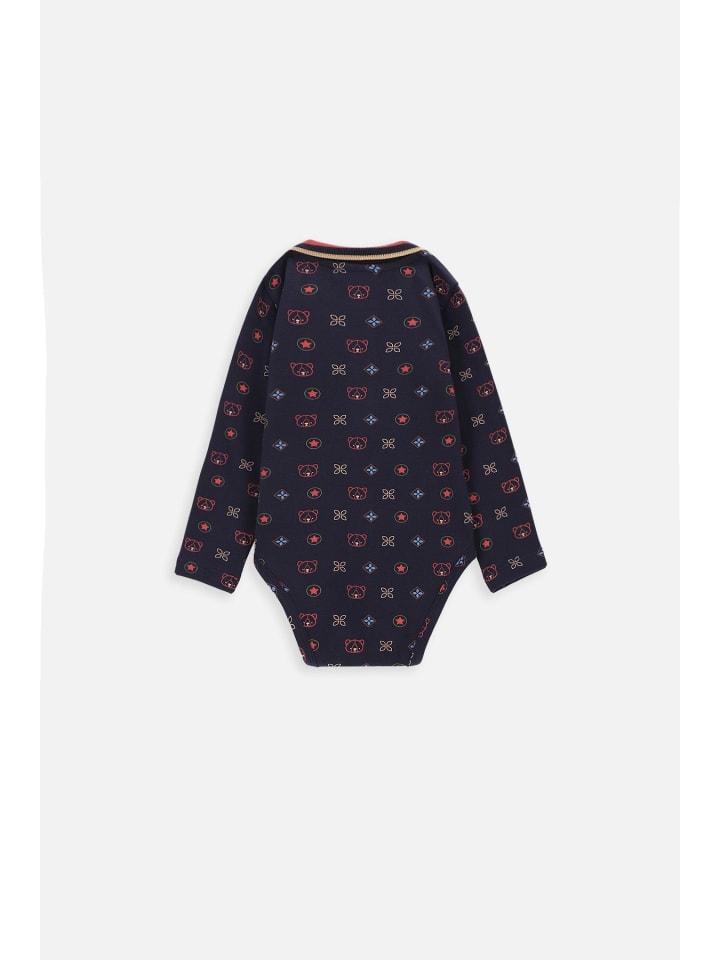 Coccodrillo Langärmeliger Bodysuit in dunkelblau günstig kaufen 62