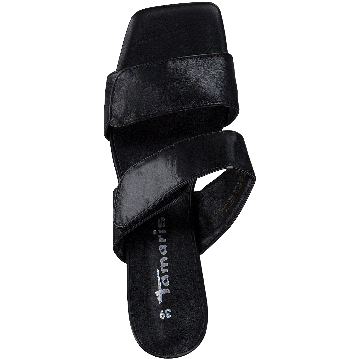 Tamaris 27261, Plateau-Pantoletten, Damen, BLACK