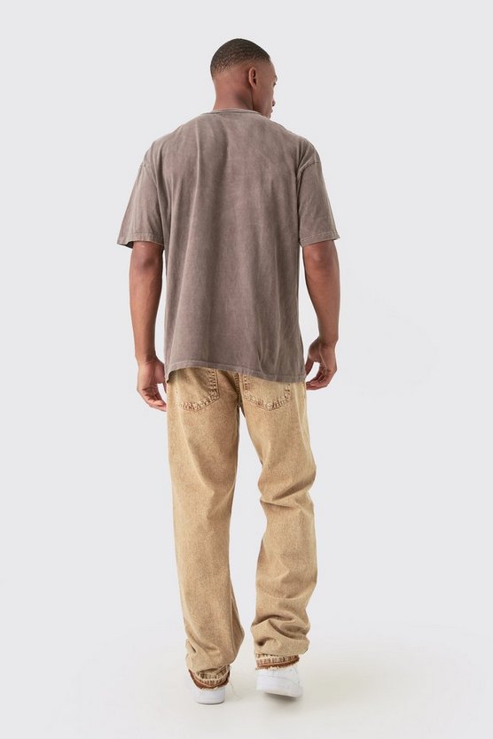 Oversize T-Shirt mit Official-Print