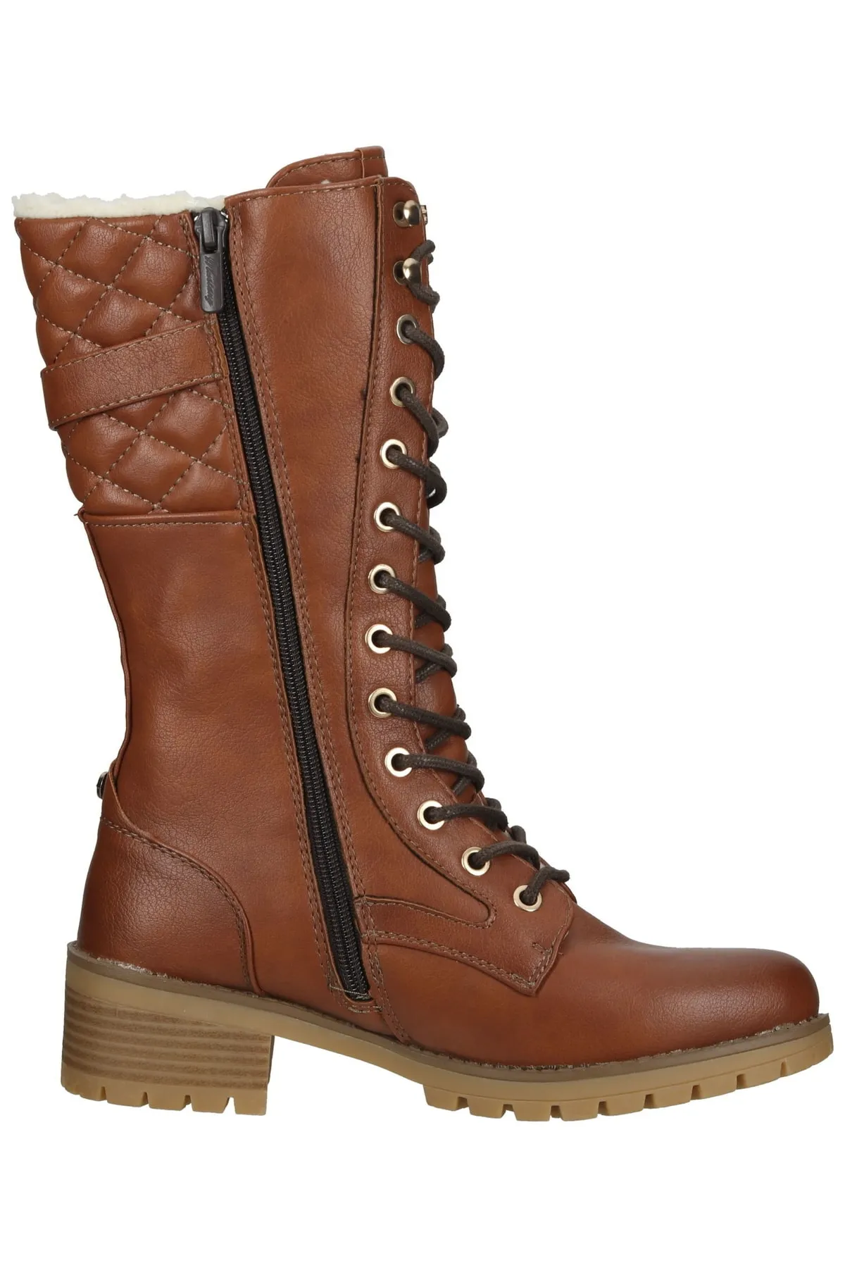 Mustang  Stiefel - Braun - Blockabsatz