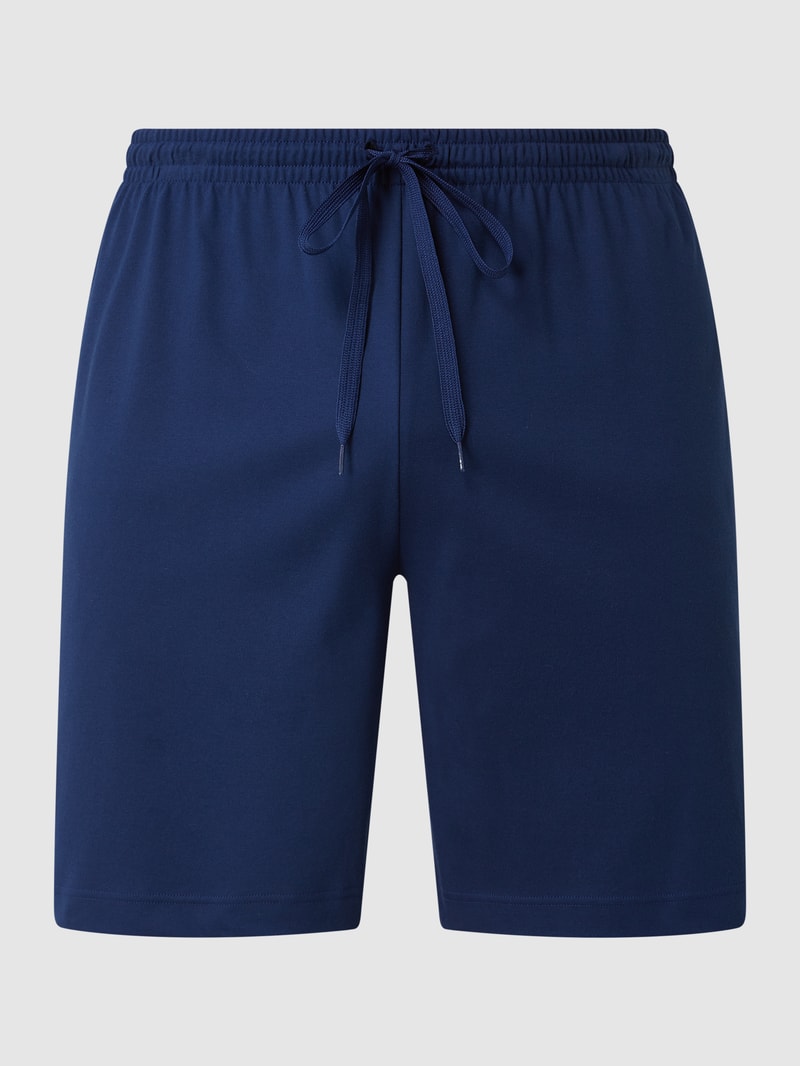 Pyjama-Hose aus Baumwolle Modell 'Melton' in marineblau
