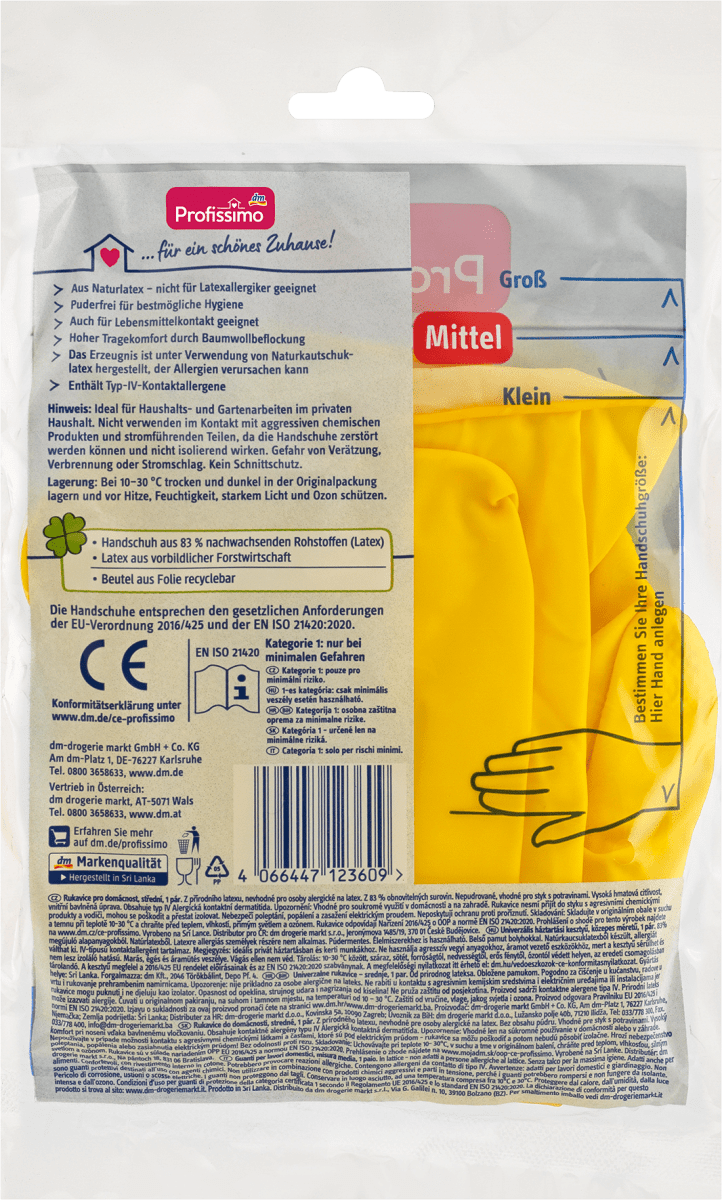 Haushaltshandschuhe Universal Mittel (1 Paar), 2 St