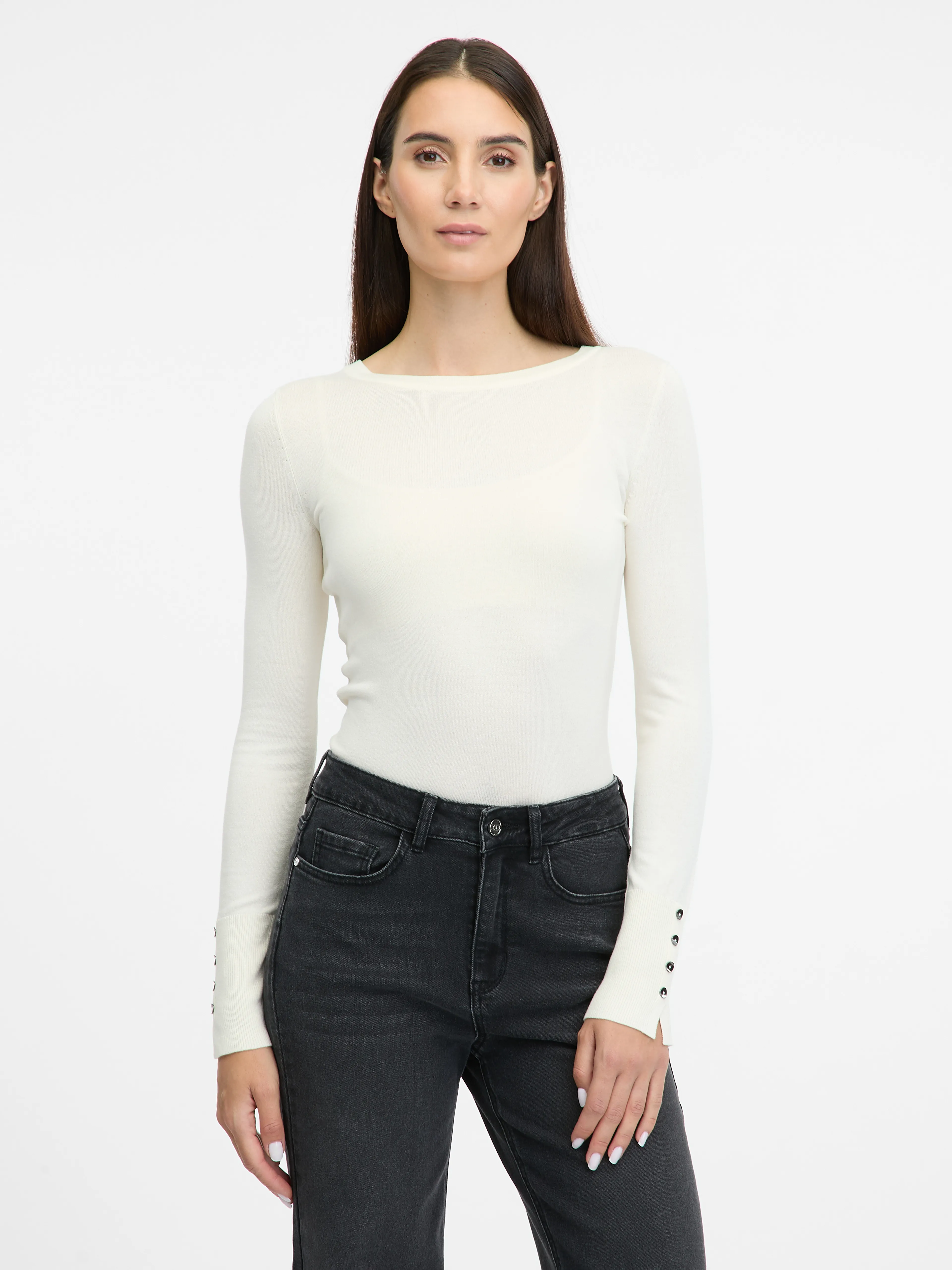 Cremefarbener Damenpullover ORSAY
