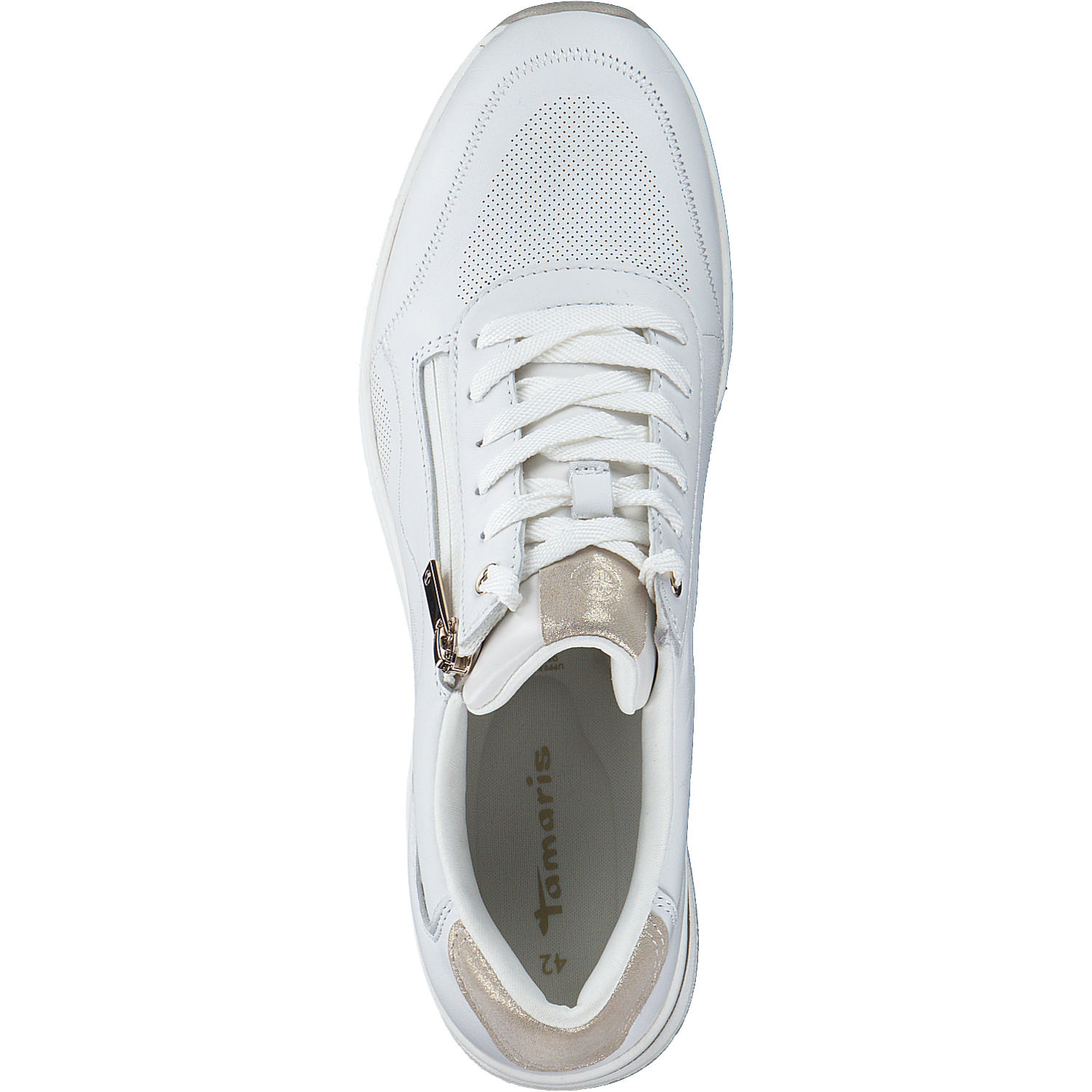 Tamaris 23761-42, Schnürschuhe, Damen, Weiß