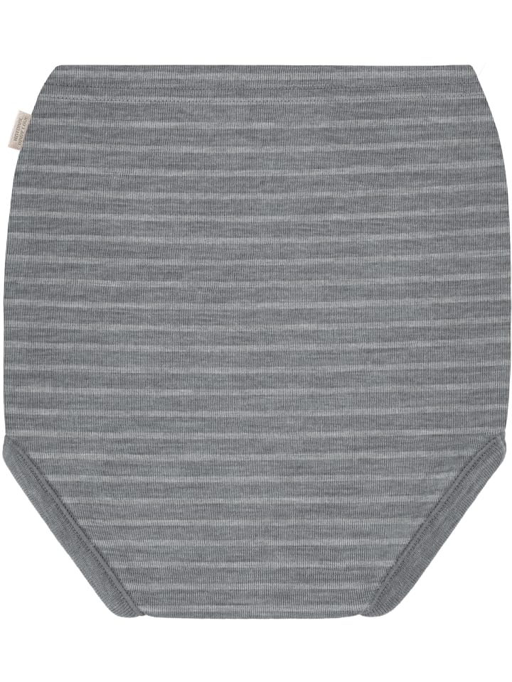 Normani Outdoor Sports Baby Merino Windelhose Tokoroa in Grau gestreift günstig kaufen